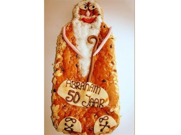 Abraham gevuld rozijnenbrood klein