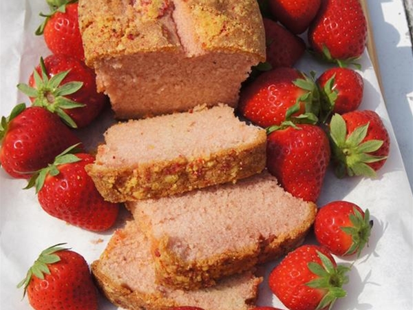 Cake Aardbeien Marmer