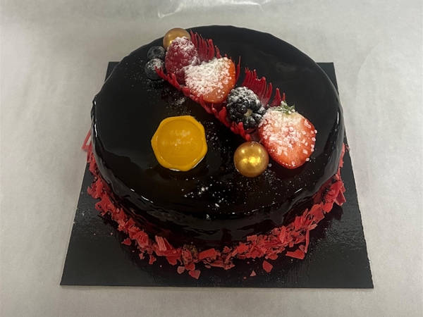 Chocolade mousse taartje 6 personen