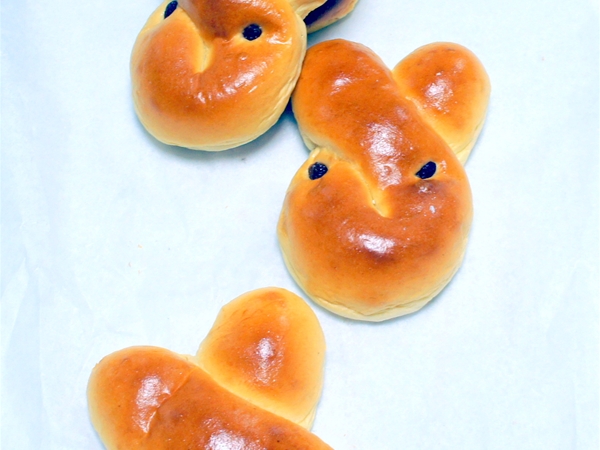 Paashaasje broodje&nbsp;per 4 verpakt