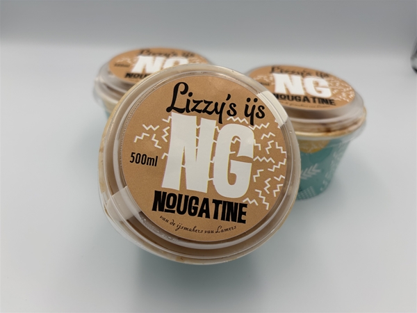 Lizzy's ijs bakje Nougatine 200 gram